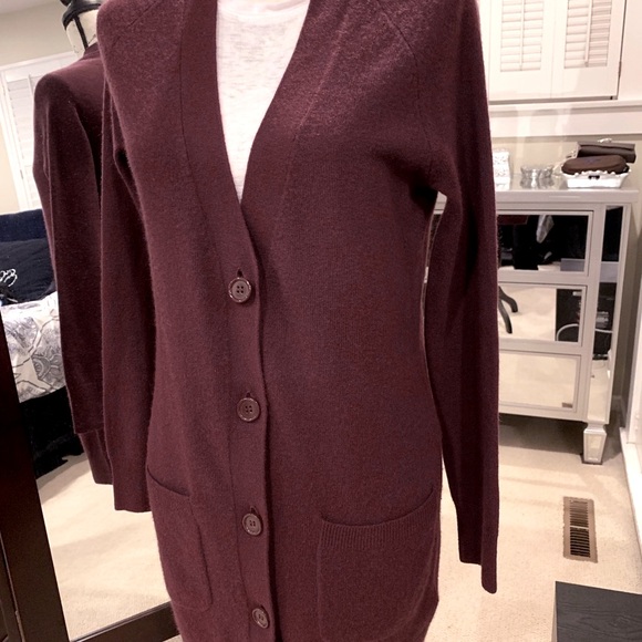 $385 Equipment Cashmere Kathy sweater tunic Goji - Picture 3 of 5